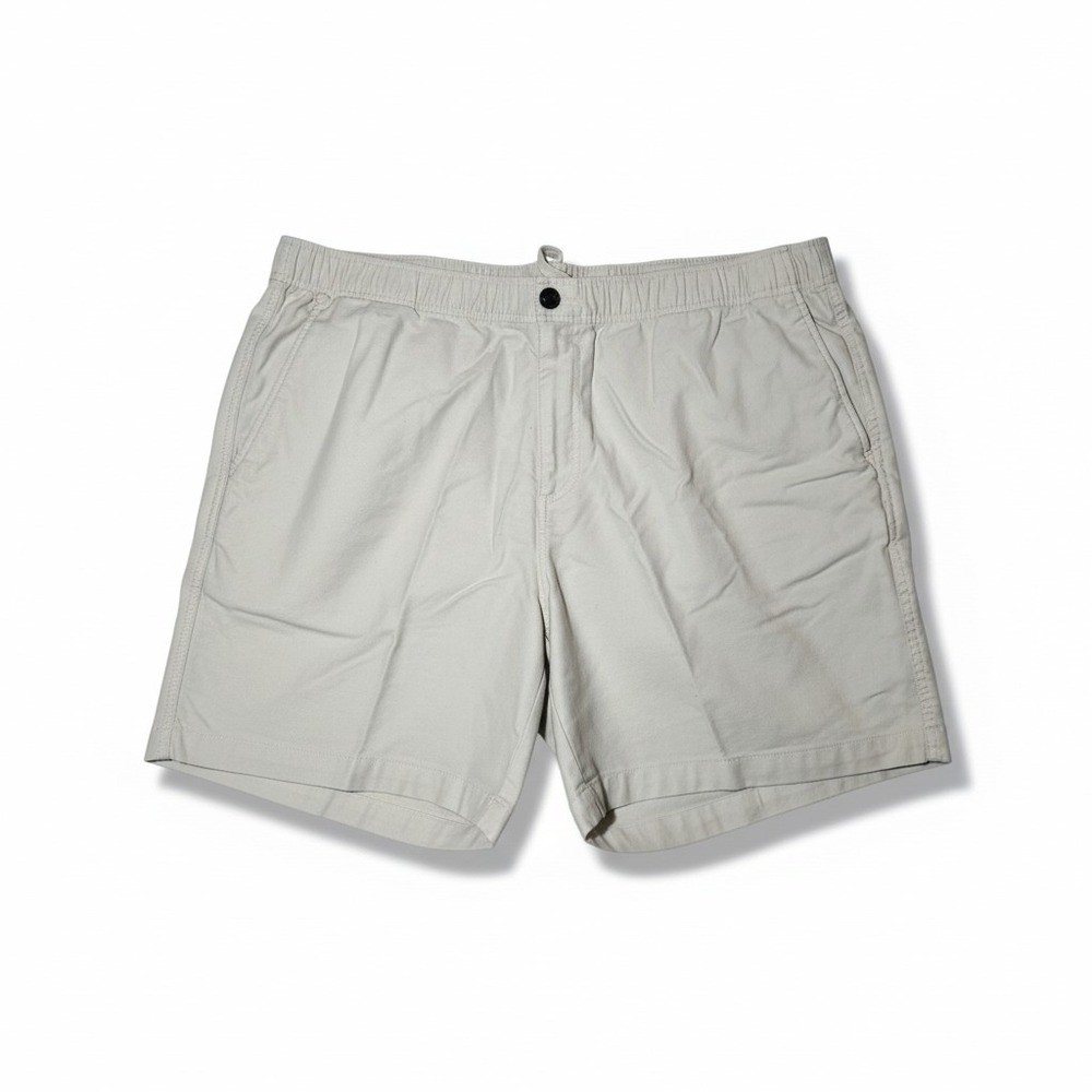 Peter Millar Crown Weekend Shorts Mens XL Beige Elastic Waist 2-Way Stretch - Picture 3 of 7